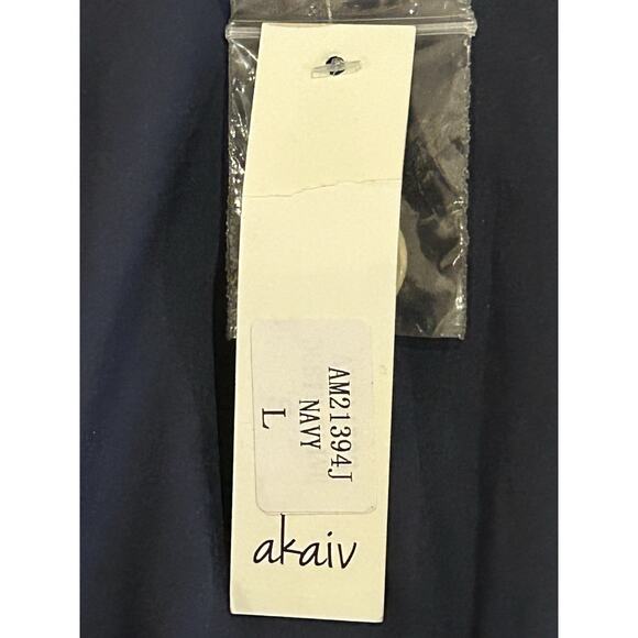 NWT Akaiv Striped Blazer Women's size L - Picture 4 of 5